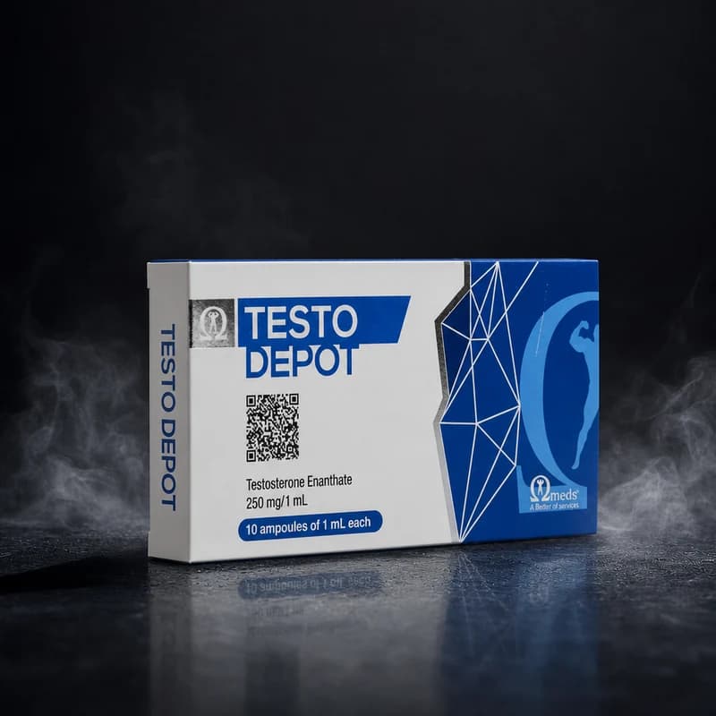 Testo Depot 250mg/ml 10x1ml Ampullen von Omega Meds