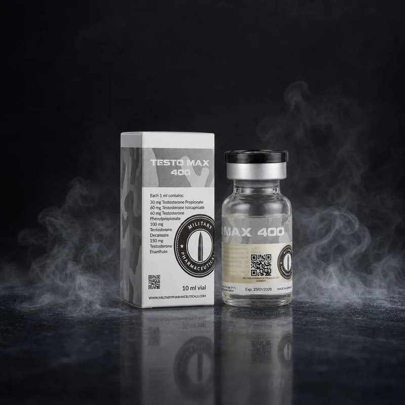 Testo Max 400 400mg/ml 10ml Vial von Military Pharma