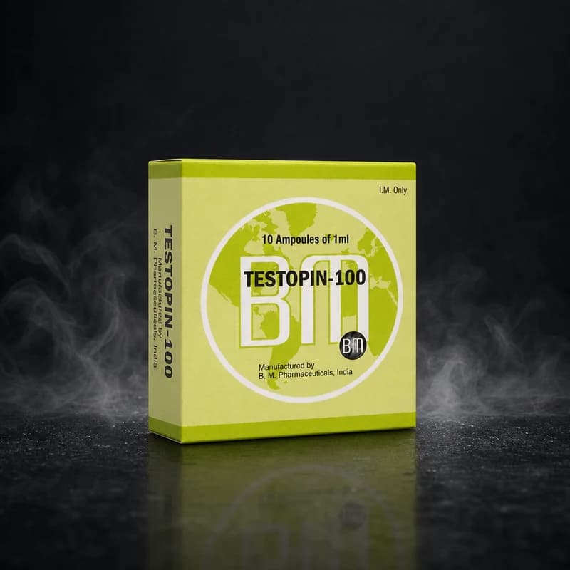 Testopin-100 100mg/ml 10x1ml Ampullen von BM Pharmaceuticals