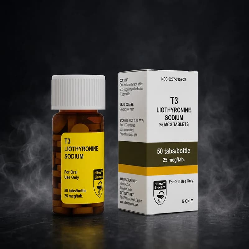 T3-Liothyronine Sodium 25mcg/tab 50 Tabletten von Hilma Biocare