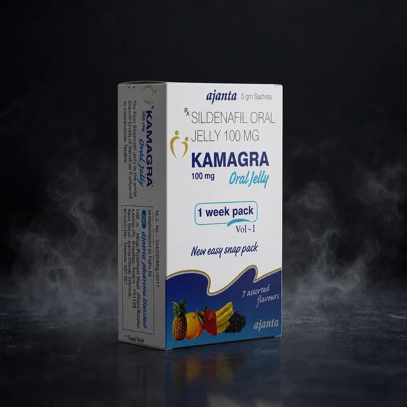 Kamagra Oral Jelly 100mg/Sachet 7 Sachets von Ajanta Pharma