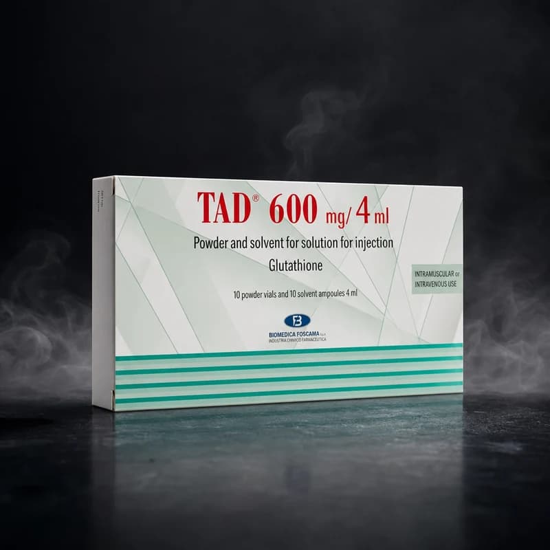 TAD 600 – Glutathion 600 mg/4 ml Injektionslösung von Biomedica Foscama