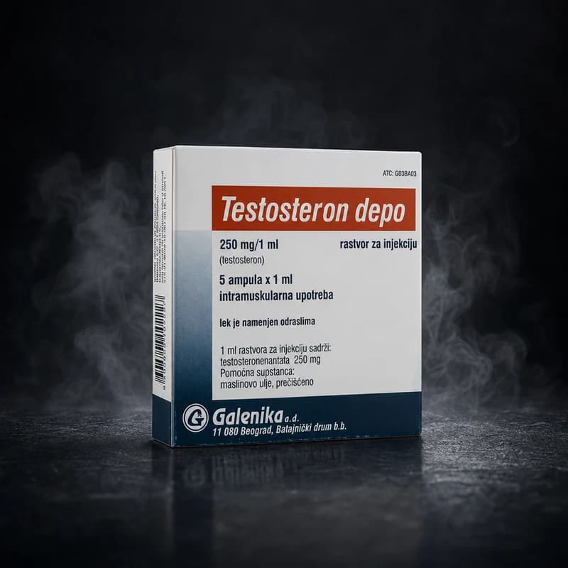 Testosteron Depo 250mg/ml 1x1ml Ampullen von Galenika