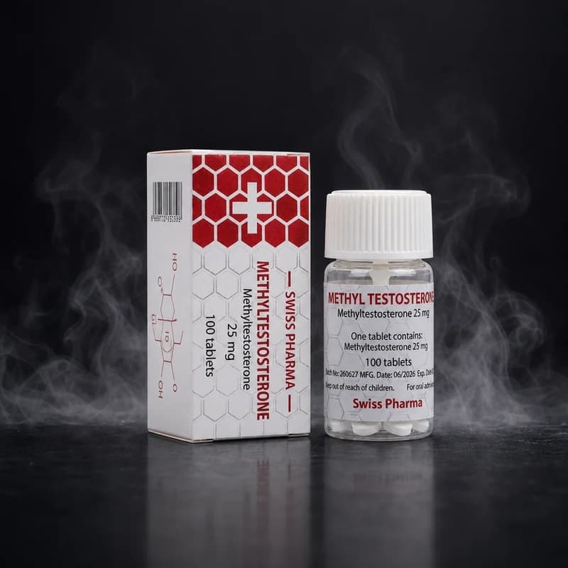 Methyl Testosterone 25mg/tab 100 Tabletten von Swiss Pharma